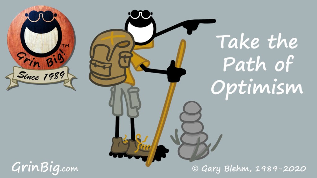 keep a positive mental attitude and take the path of optimism.