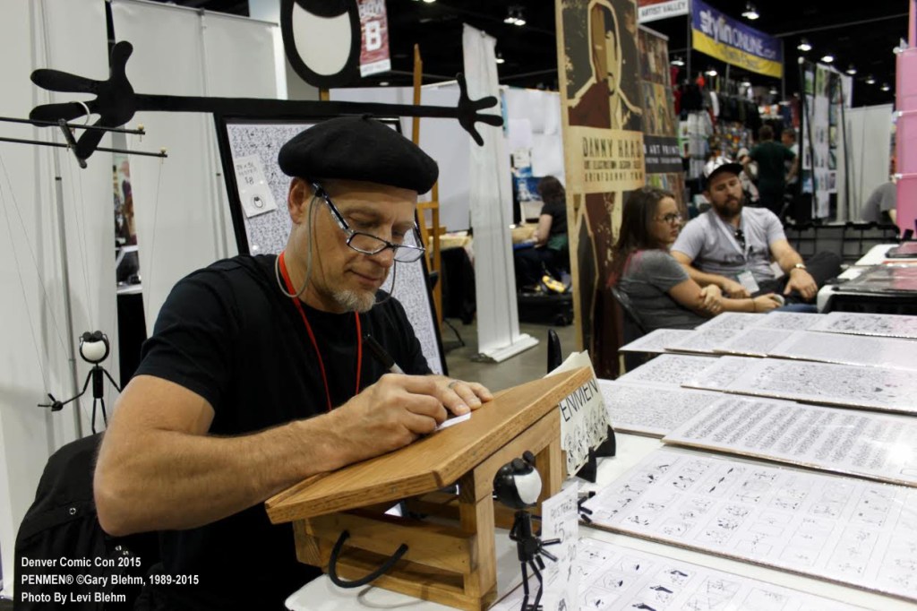 Denver Comic Con 2015 Gary Blehm Creator of PENMEN, Established 1989