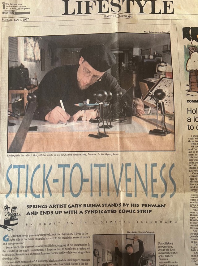 Gazette Telegraph Gary Blehm PENMEN Comic Strip