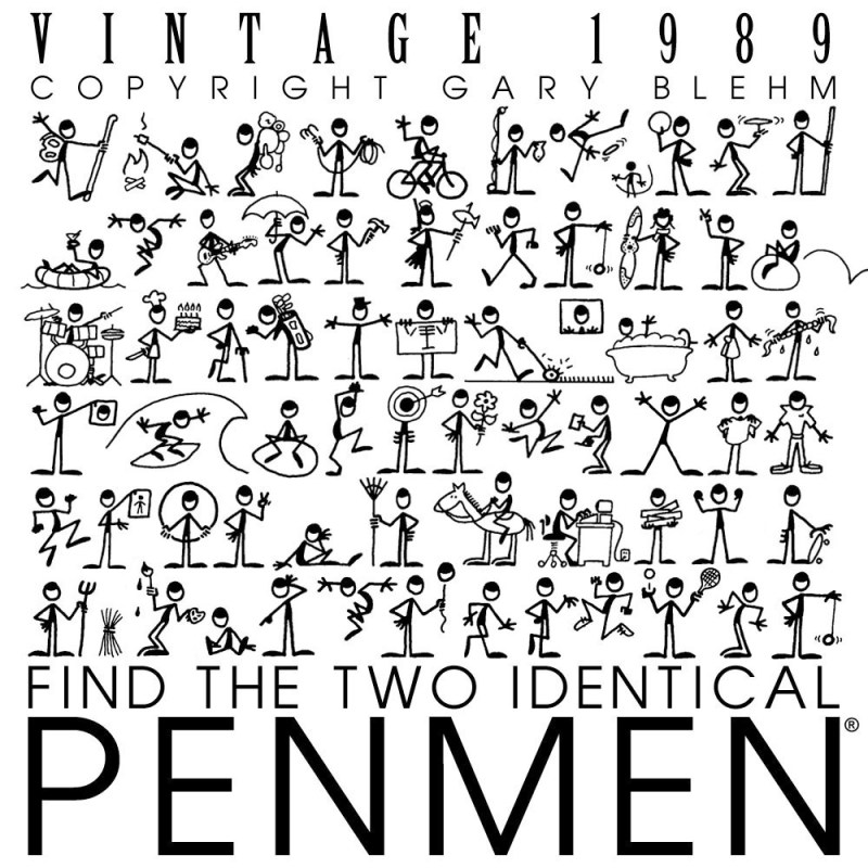 Vintage 1989 PENMEN Poster&nbsp;Outtakes